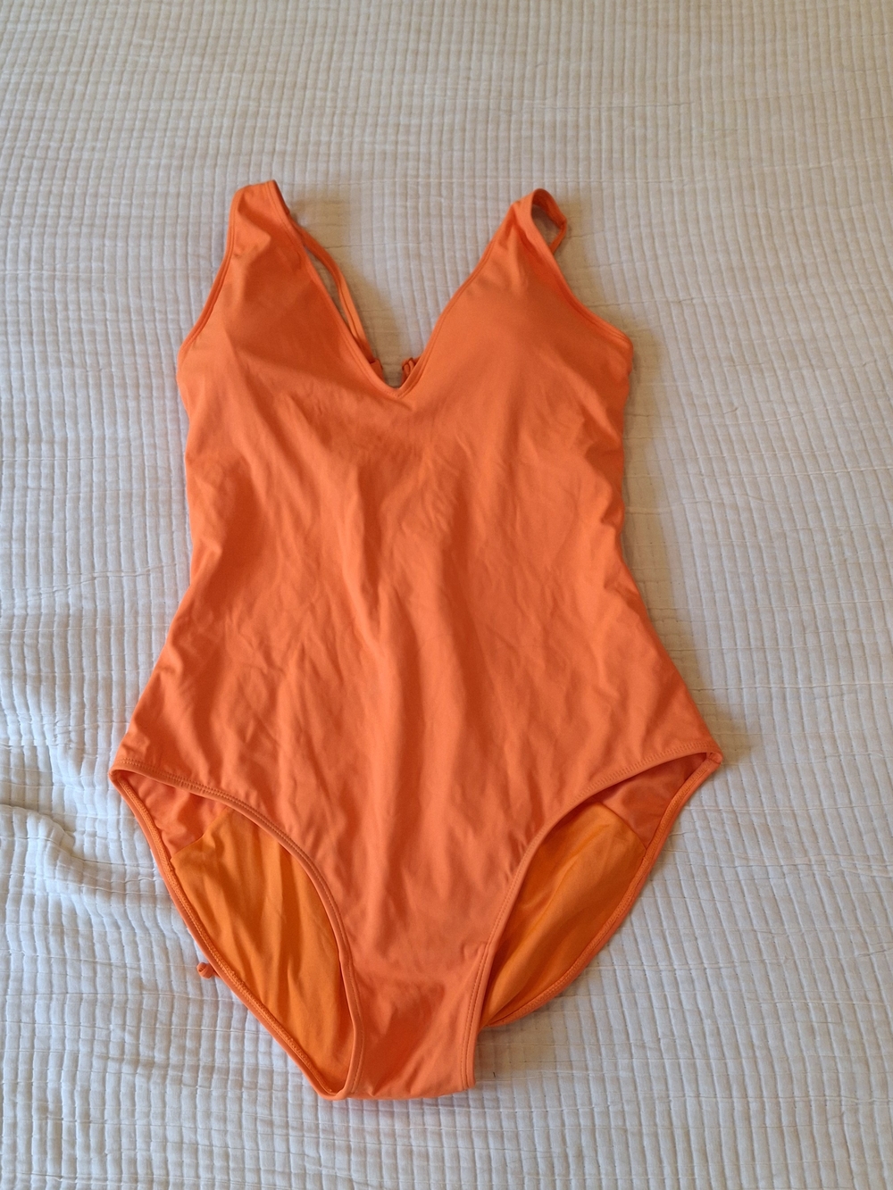 NWOT TA3 Orange Plungey Body Sculpting One-Piece Swimsuit 3X Regular/Long Torso